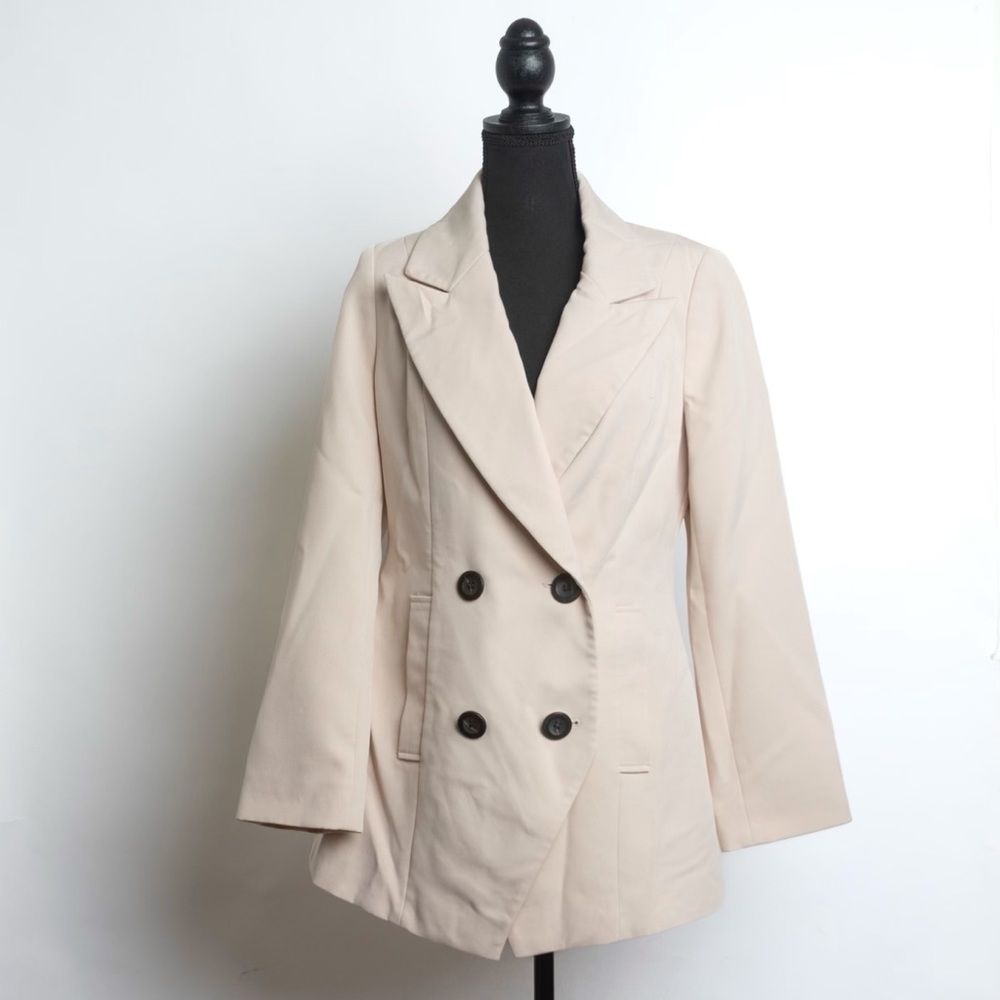 ASOS design cream Blazer Jacket
